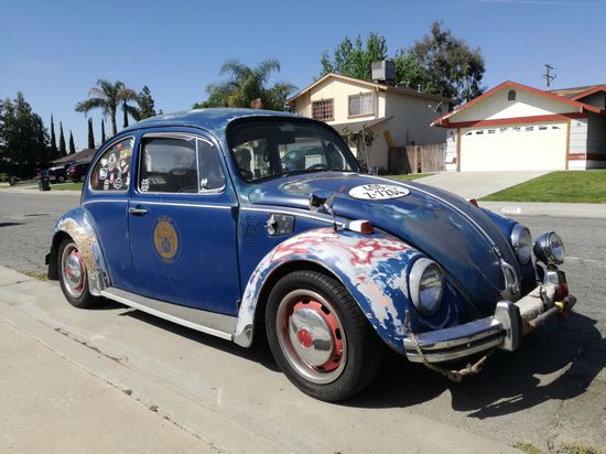 Der stand auch in der Straße
