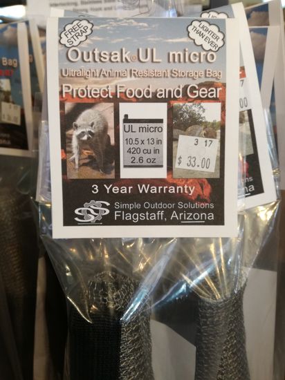 Fundstück des Tages
Die waschbärsichere Tüte