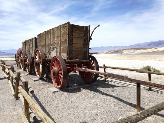 Hiermit wurde das Borax durch die Wüste transportiert