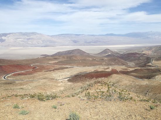 Der Blick in das Panamint Valley, sieht aus wie das Death Valley