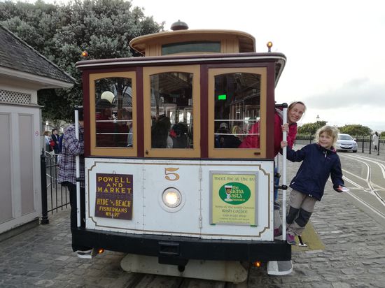 Unsere Fahrt im Cable Car