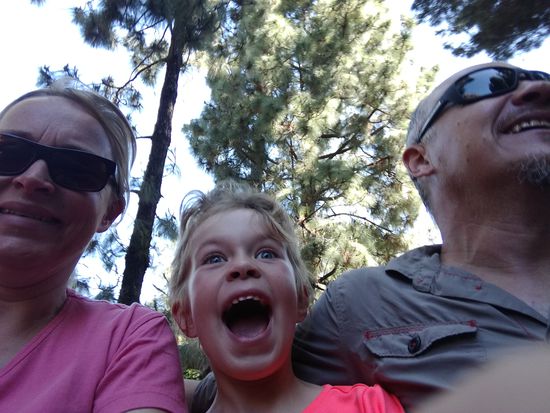 Die Achterbahn Fahrt hat richtig Spaß gemacht