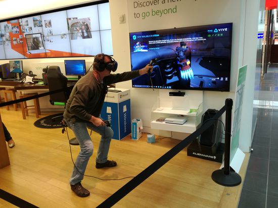 Er war voll in seinem Element