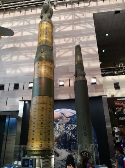 Relikte aus dem kalten Krieg. SS20 und Pershing Atomrakete