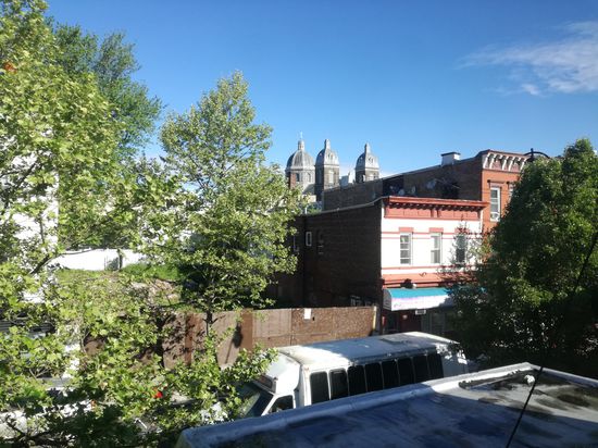 Der Blick aus unserem Appartement