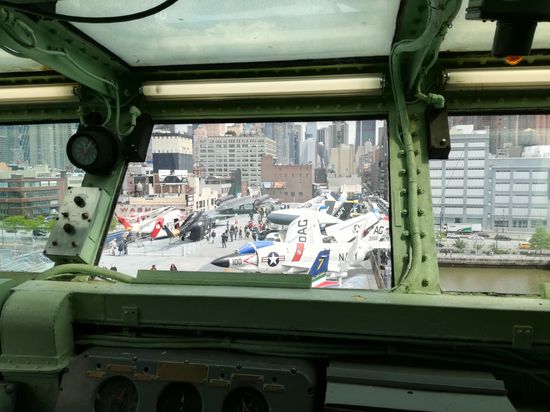 Der Blick von der Kommandobrücke