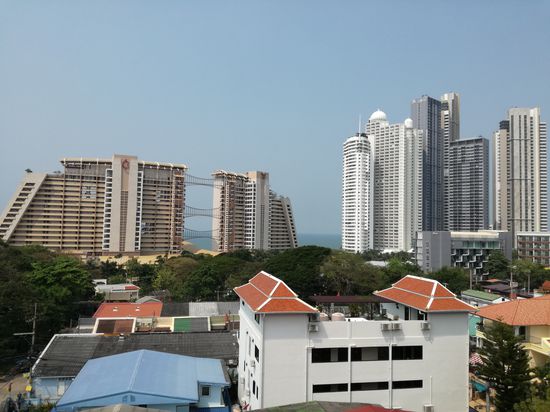 Ausblick von unserem Balkon