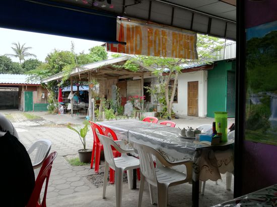 Der Blick aus dem Gourmettempel