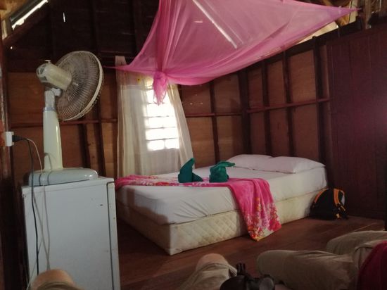 Die Unterkunft von innen