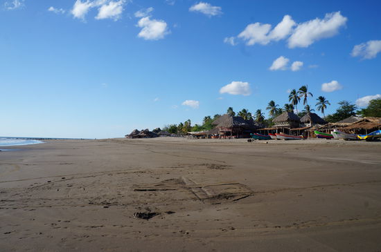 kein überfüllter Strand.