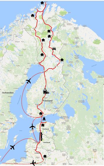 Letztendlich die fertige Planung.