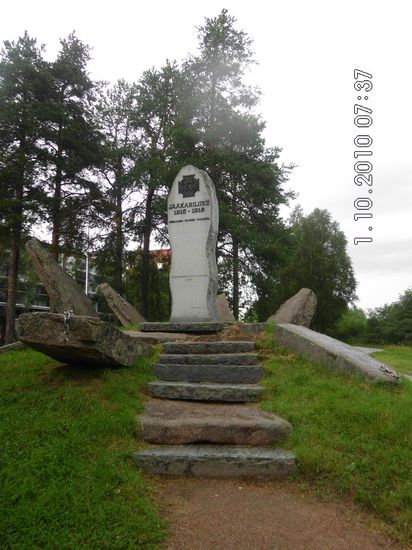 "Gebrochene Steine" - Denkmal zur Unabhängigkeit Finnlands 1918