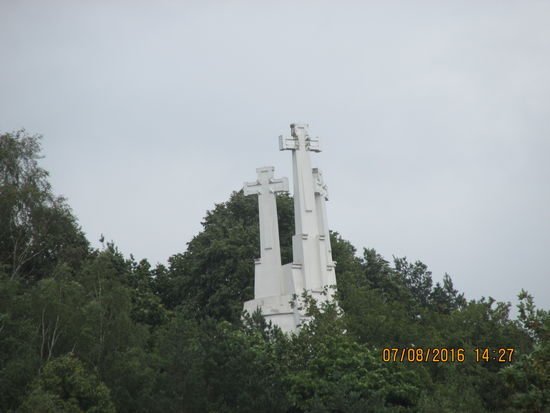 Blick auf 3-Kreuze-berg vom Gediminas Turm