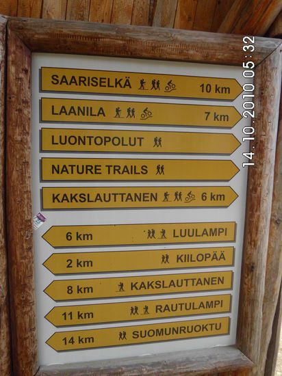 Vom Fell Center zweigen kürzere und längere Wanderrouten ab