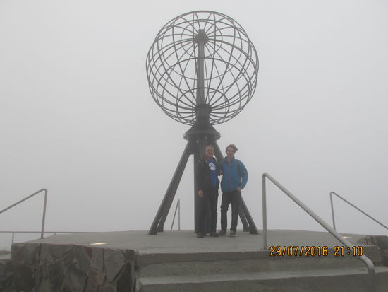 Das Nordkap im Nebel