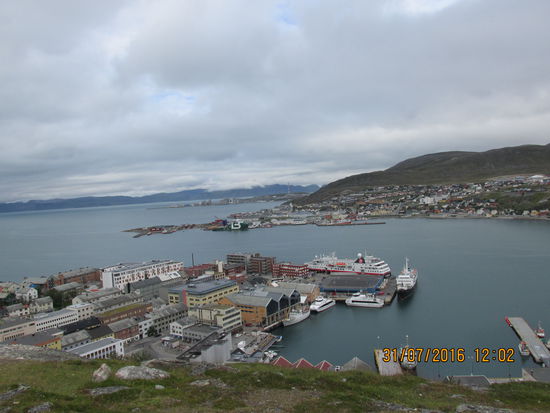 Blick vom Salen auf Hammerfest