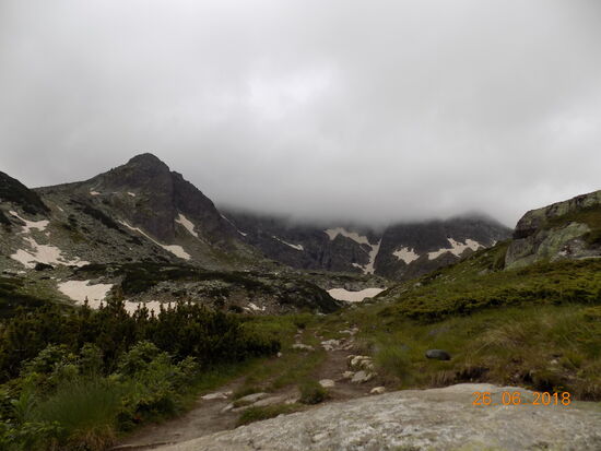Die tief hängenden Wolken sind recht malerisch, entwickelten sich aber schnell zum Problem