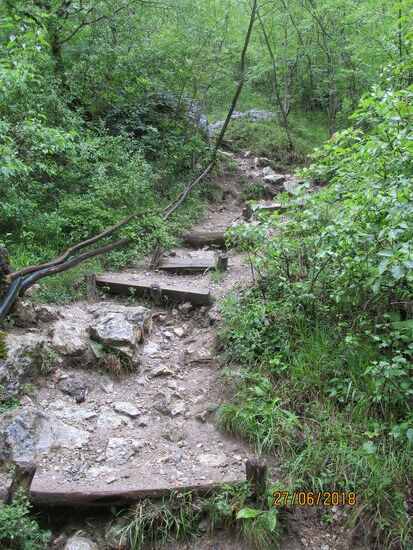 Weg zur Erma River Gorge