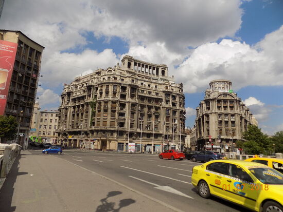 Typische Gebäude in Bukarests Innenstadt