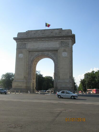 Der Arcul de Triumf in Bukarest