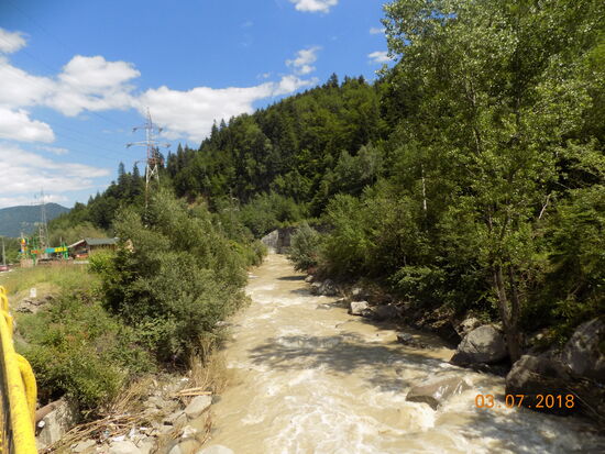 Nicht sehr groß - aber effektiv: Das Flüsschen Bicaz