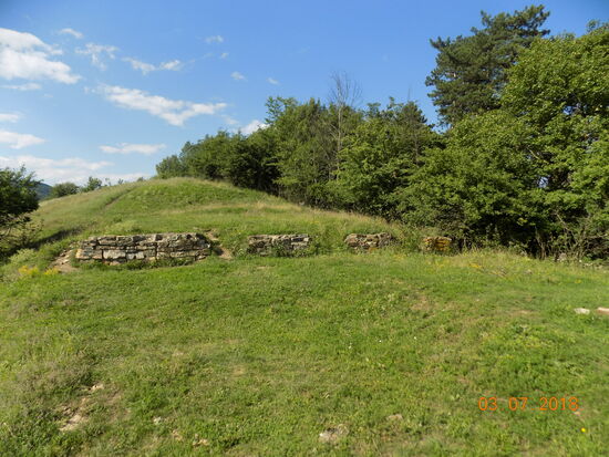 Festung Petrodava - oder zumindest das, was noch sichtbar ist