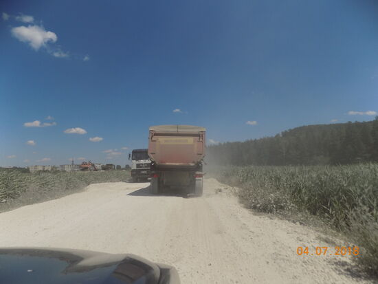Die E 583 in Richtung Bălţi hat teilweise nur die Qualität einer Baustraße