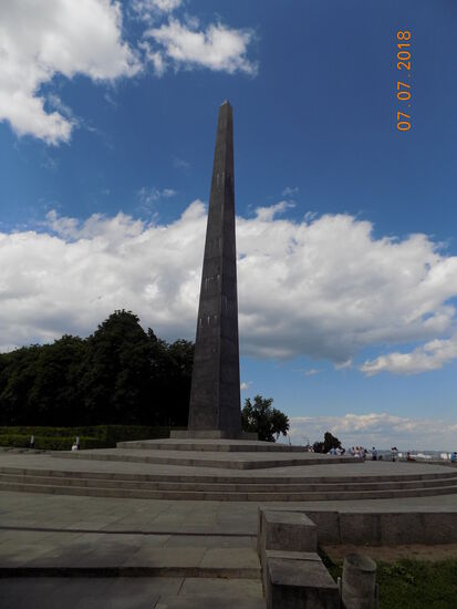 Die Stele für die Ehrung der unbekannten Soldaten