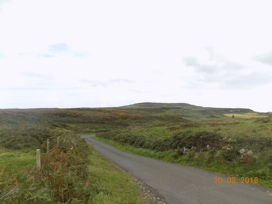 Eintönige Landschaft auf Rathlin Island
