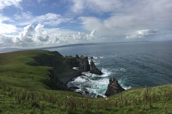 Wenige, allerdings sehr schöne, Klippen am Beobachtungszentrum