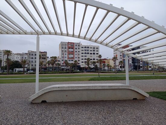 Blick von der Promenade Richtung Stadt