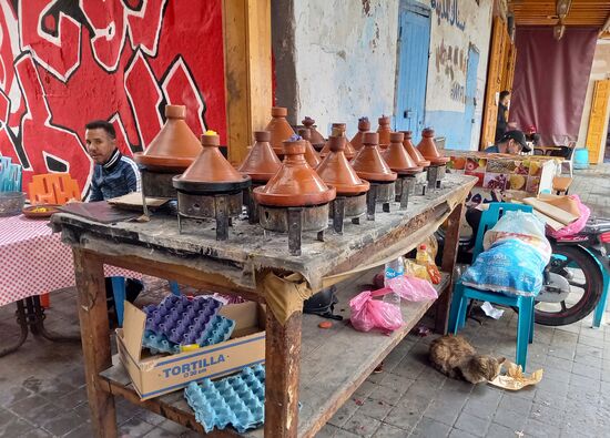 Eine Möglichkeit traditionell zu essen.