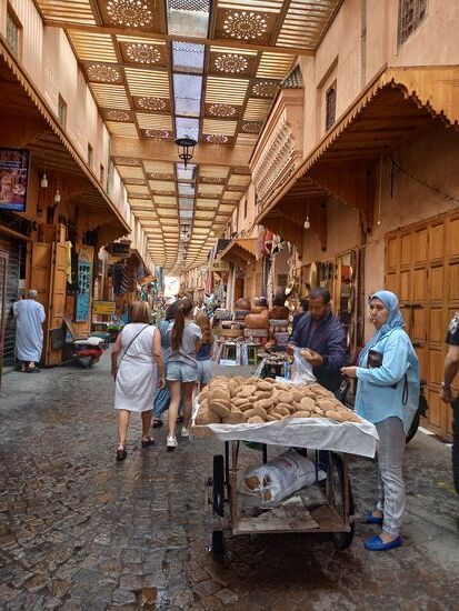 Hier wird Brot verkauft.