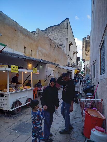 Dann entdecken wir einen Markt