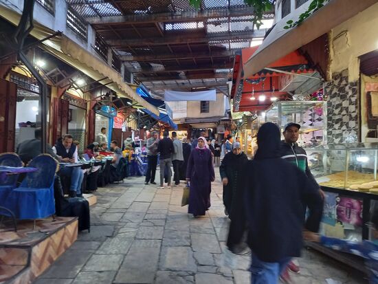 Hier ist es typisch marrokanisch, herrlich!