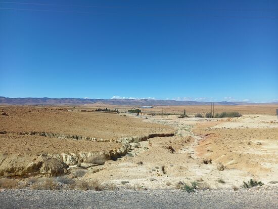 Alles trocken, so weit das Auge reicht.