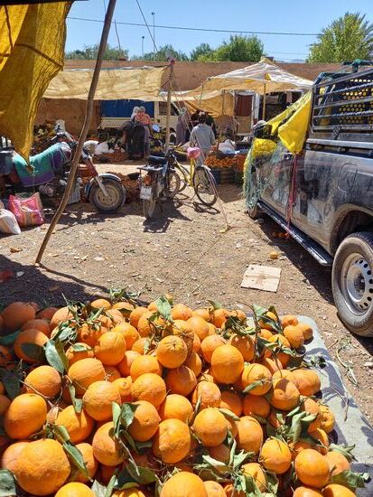 Der Duft von Orangen liegt in der Luft.