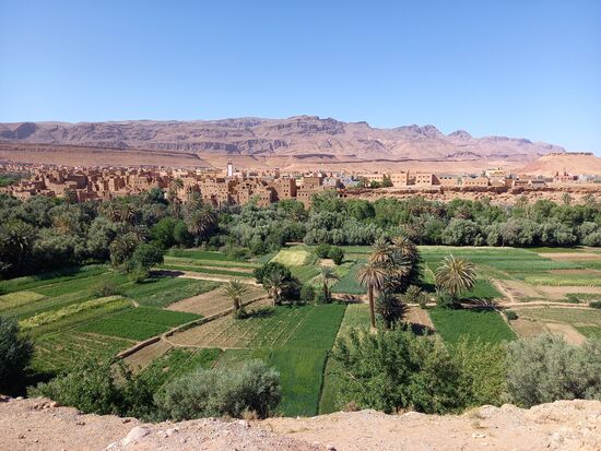 In die andere Richtung geschaut.