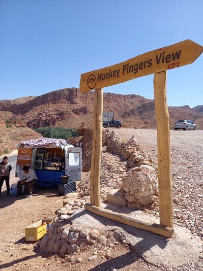 Die Monkey Fingers sind eine besonders sehenswerte Felsformation.