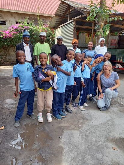 Bevor sich die Kinder auf den Heimweg machen, gibt es natürlich ein Gruppenfoto  