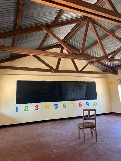 Das erste Kunstwerk ist fertig.