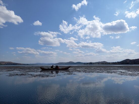 Wir begegnen auch mehreren Fischern.