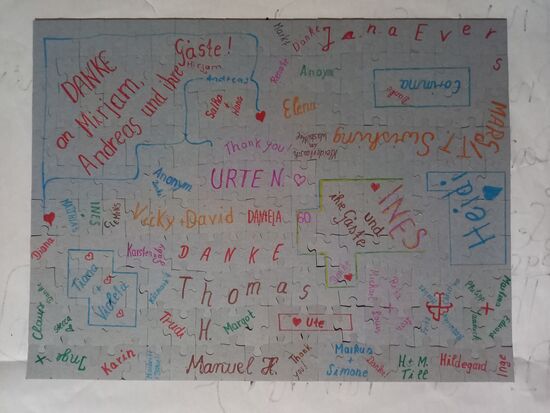 Herzlichen Dank an alle die das möglich gemacht haben.