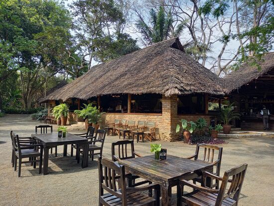 Ich bin schon so oft hier gewesen und es ist immer wieder einfach nur schön hier zu sein und im Schatten der riesigen Bäume ein gutes Essen  und Ruhe zu genießen.