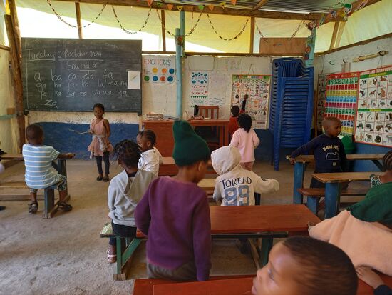 Hier lernen schon die Kleinsten das ABC