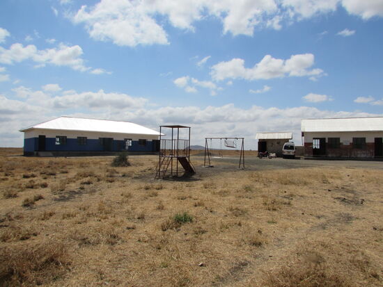 Blick auf das zweite Gebäude, das von einem Schweizer Verein gebaut wurde.