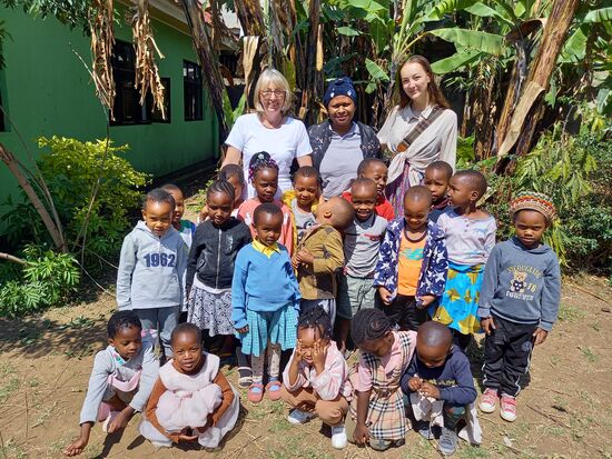 Zum Schluss gibt es noch ein Gruppenfoto