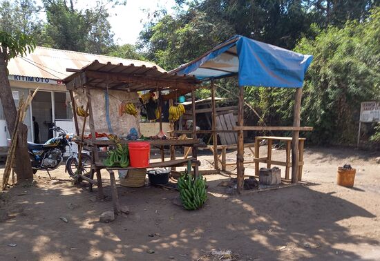 Ein typischer Marktstand