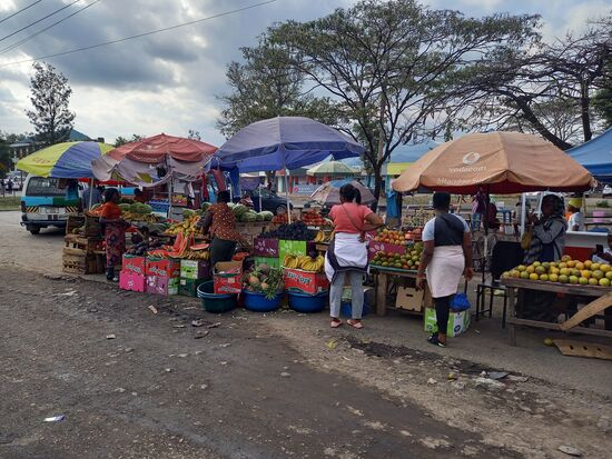 Heute ist Markttag in Usa River