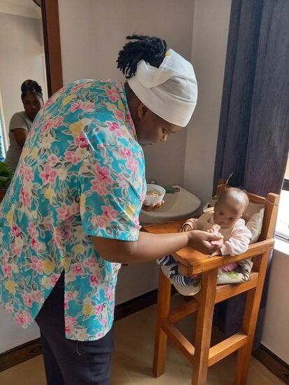 Ich durfte ein Foto machen.